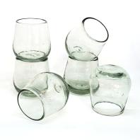 Clear 6 oz Roly Poly Glasses (set of 6)